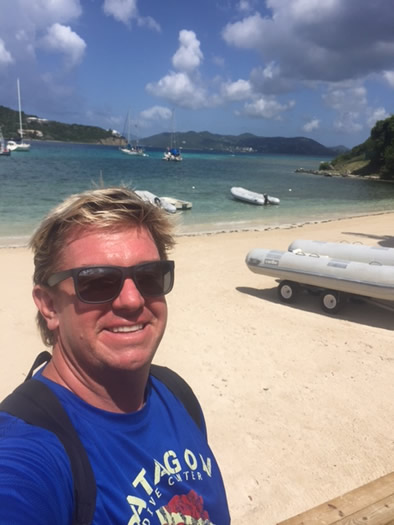 David Tomkins at scuba diving center st.thomas st. john us virgin islands